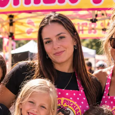 Abby at the Mother Puckers booth